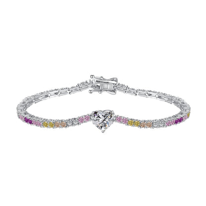 [Raffine] Delicada pulsera romántica con forma de corazón para enamorados