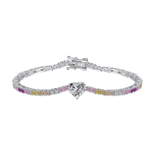 [Raffine] Delicada pulsera romántica con forma de corazón para enamorados