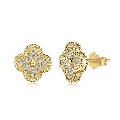 [Raffine]Four Leaf Clover Fashion Earrings