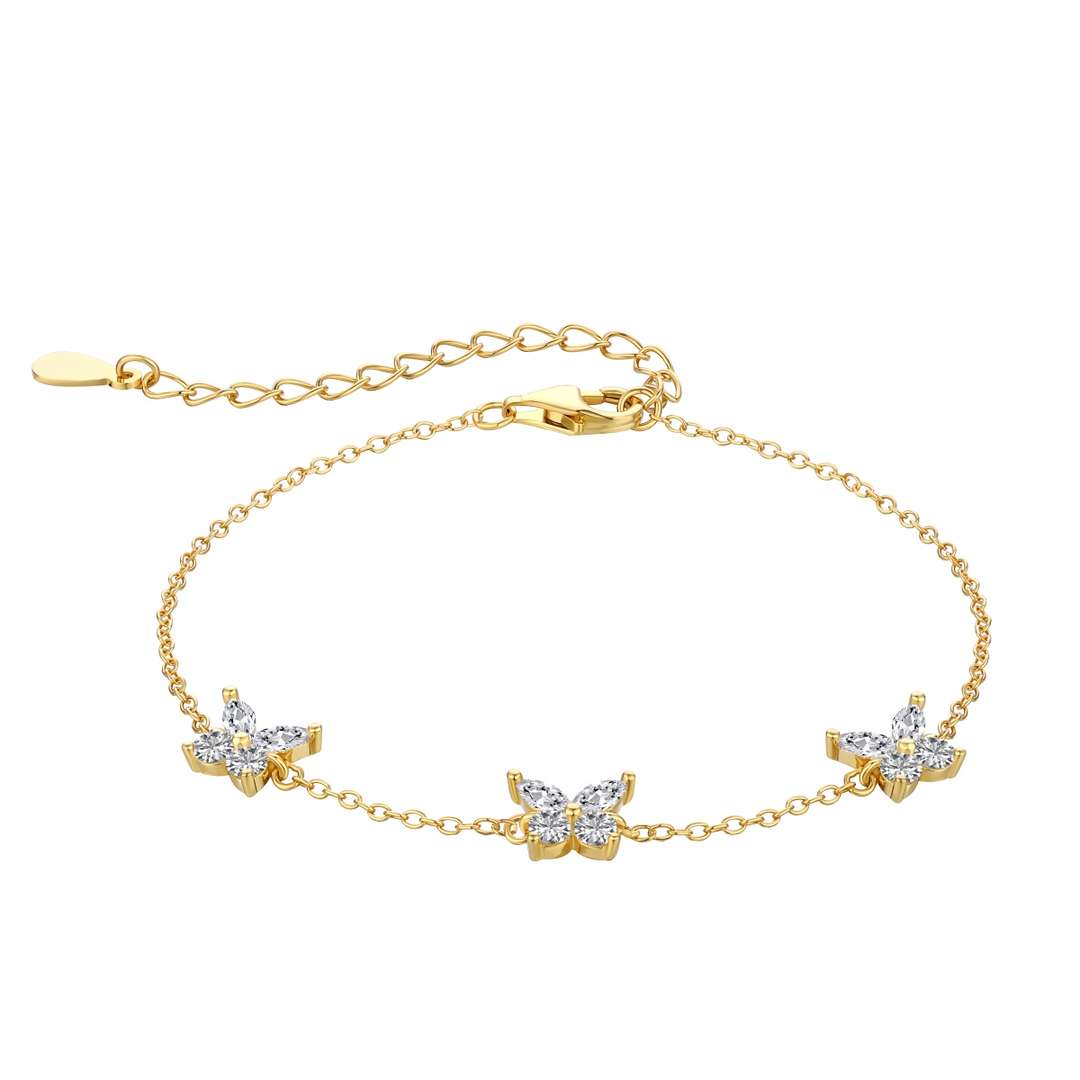 [Raffine]Collar con forma de mariposa radiante