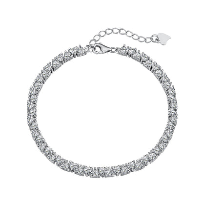 [Raffine] Pulsera romántica deslumbrante con forma de corazón para enamorados