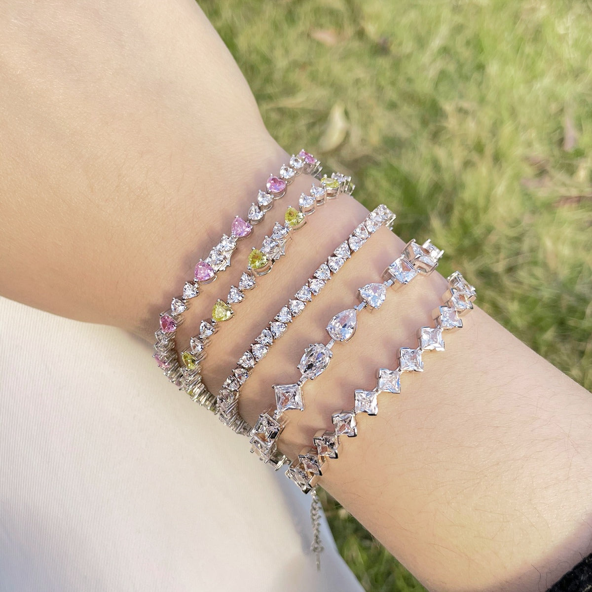 [Raffine] Pulsera única y exquisita de múltiples cortes para uso diario