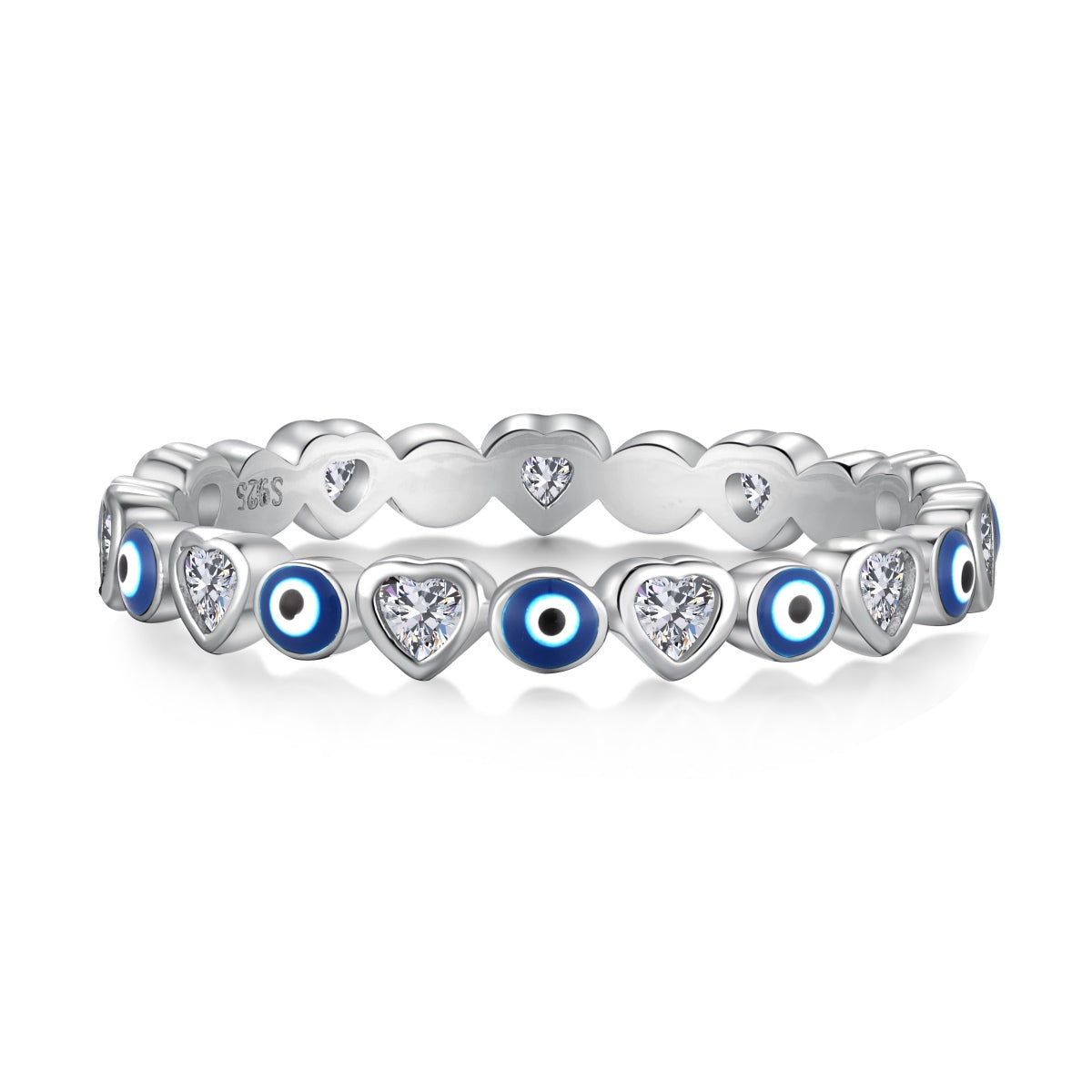 [Raffine] Anillo redondo colorido y radiante para uso diario