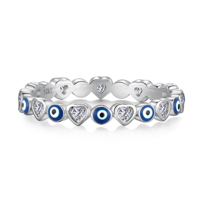 [Raffine] Anillo redondo colorido y radiante para uso diario