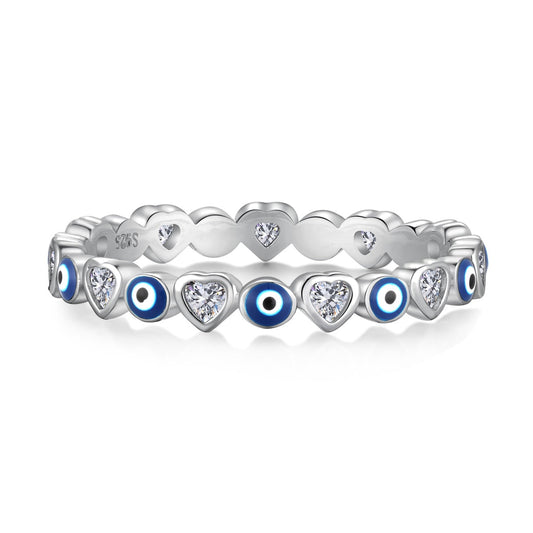 [Raffine] Anillo redondo colorido y radiante para uso diario