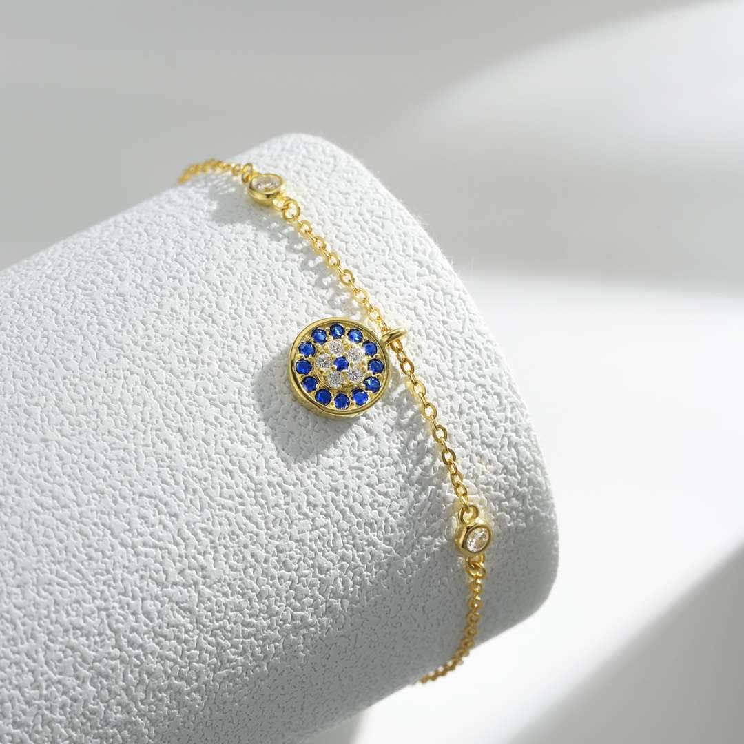 [Raffine]Pulsera redonda de ojo de diablo