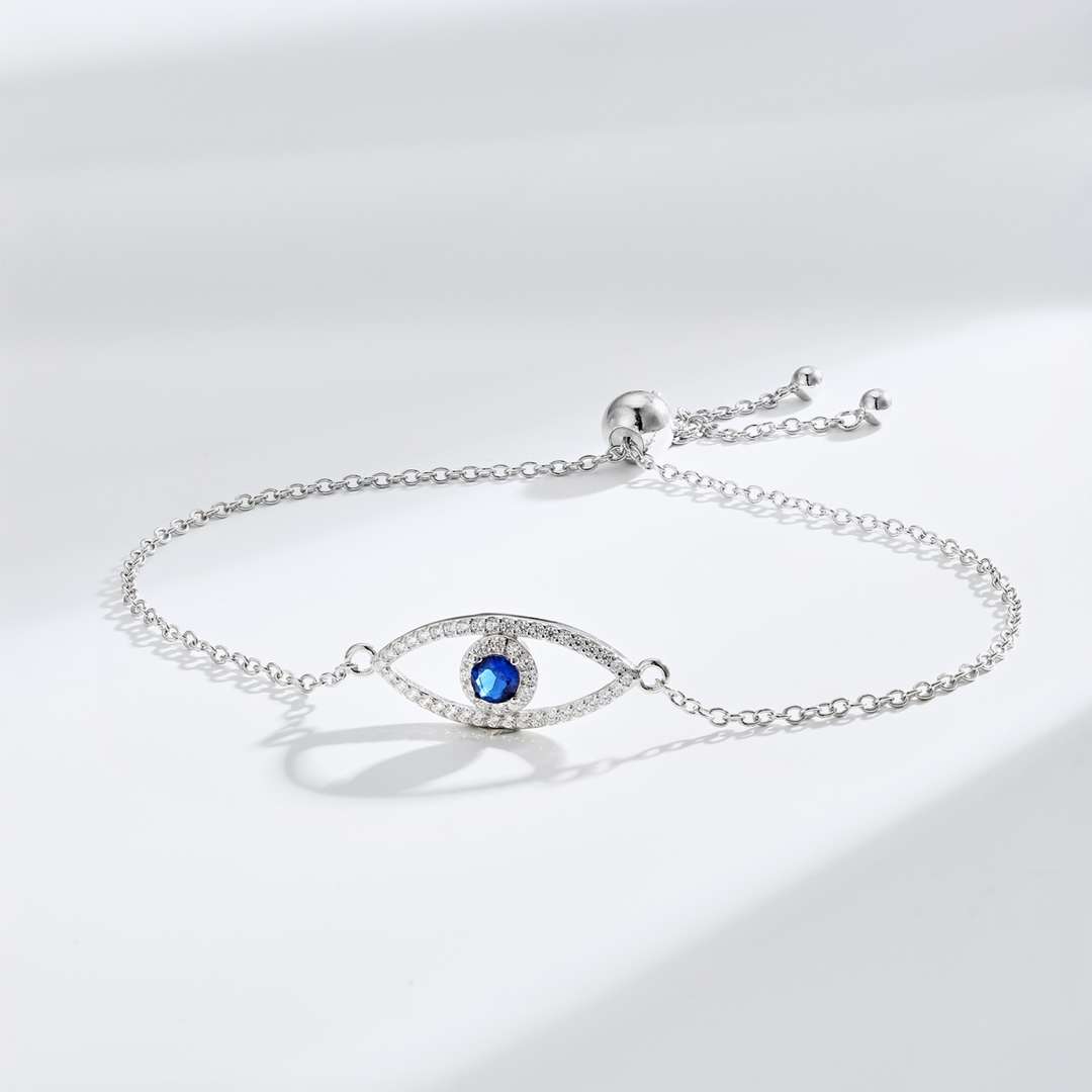 [Raffine] Pulsera con diseño hueco de ojo de diablo