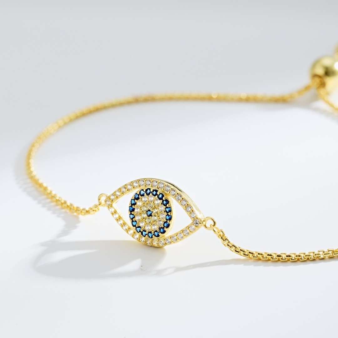 [Raffine]Collar con forma de ojo deslumbrante