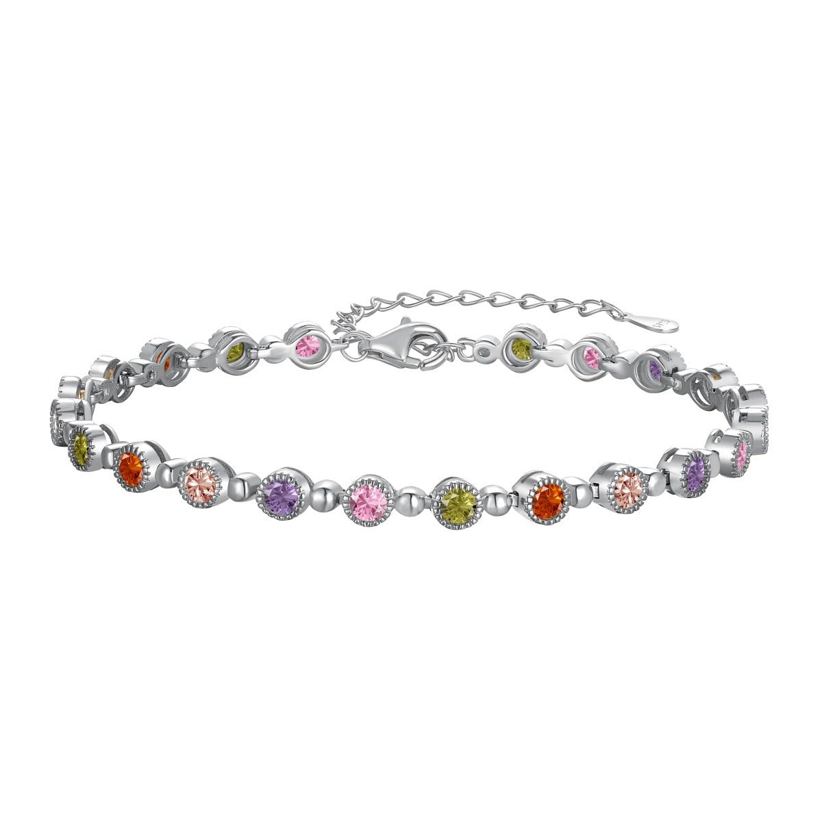 [Raffine] Pulsera de fiesta con corte redondo exquisito y brillante