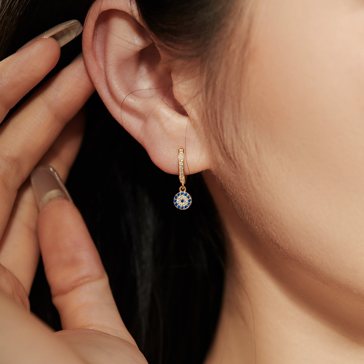 [Raffine]Unique Devil Eye Earrings