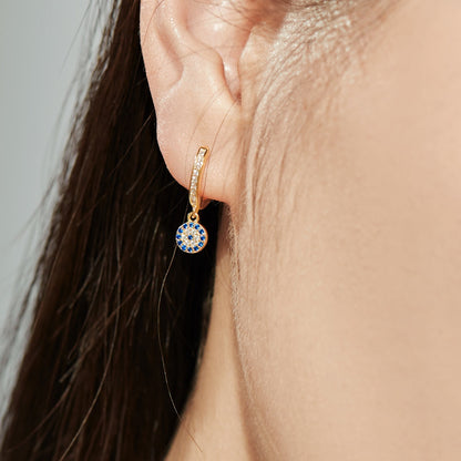 [Raffine]Unique Devil Eye Earrings