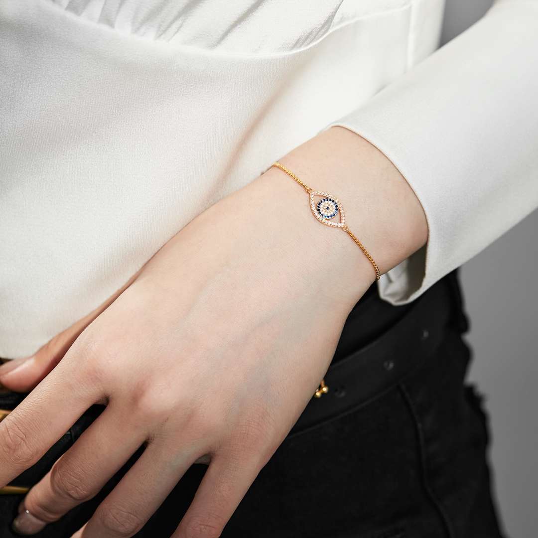 [Raffine]Collar con forma de ojo deslumbrante
