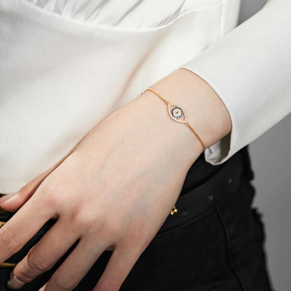 [Raffine]Collar con forma de ojo deslumbrante