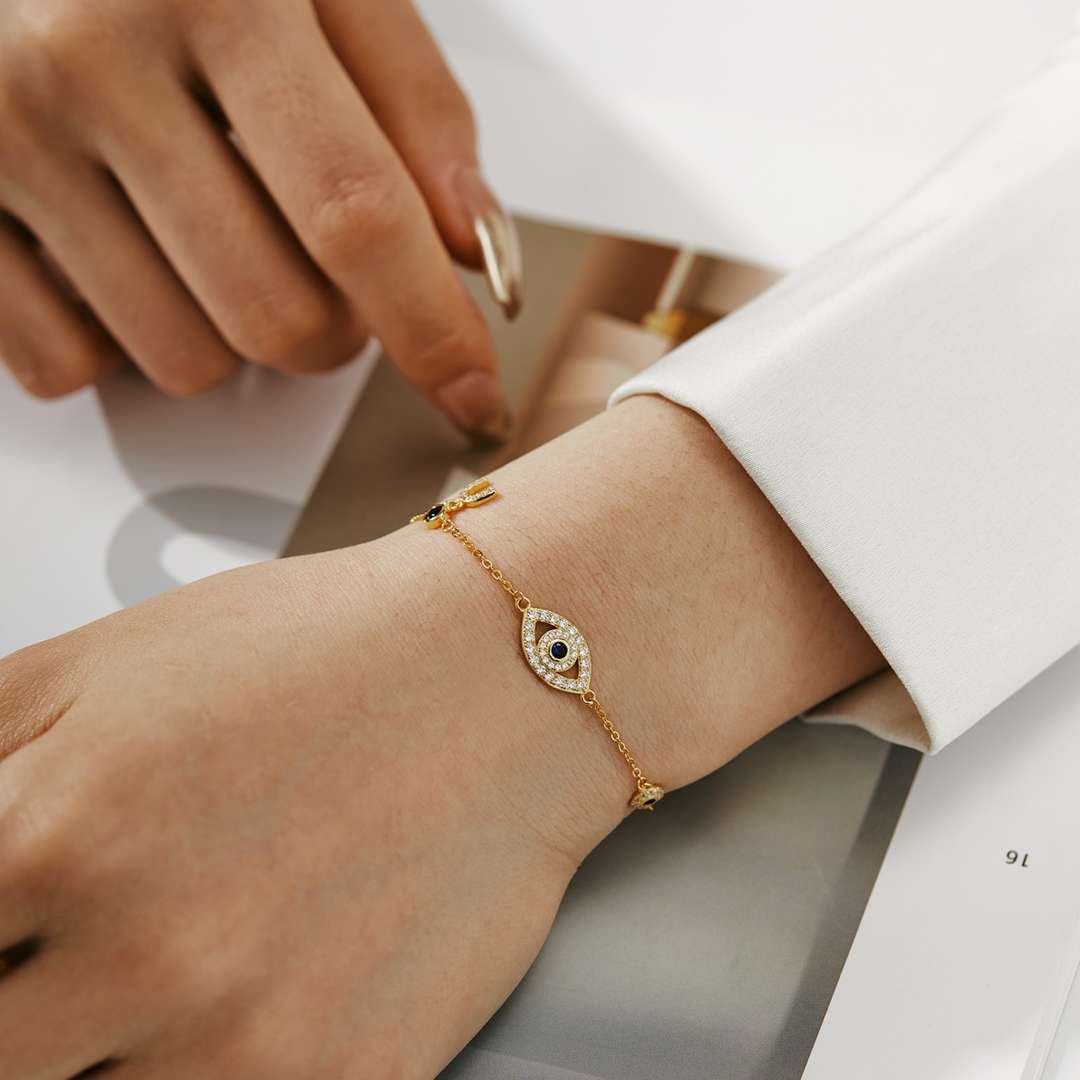 [Raffine] Collier délicat en forme d'œil