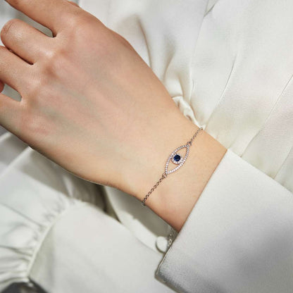 [Raffine] Pulsera con diseño hueco de ojo de diablo