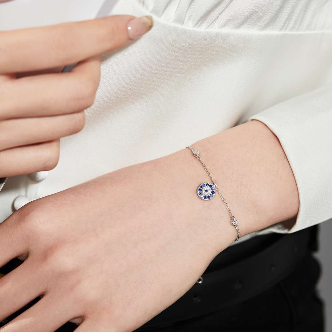 [Raffine]Pulsera redonda de ojo de diablo