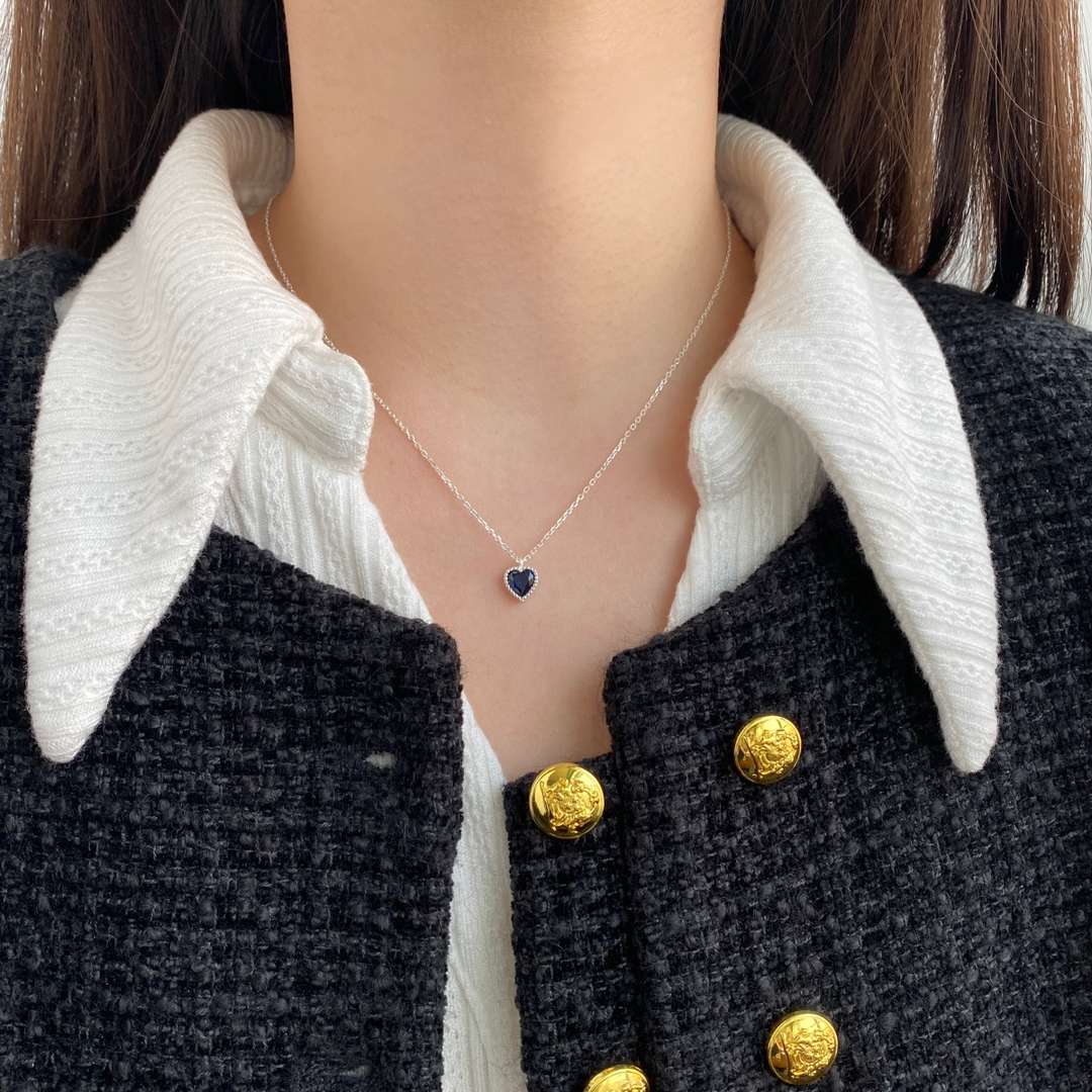 [Raffine] Collier en forme de cœur orné