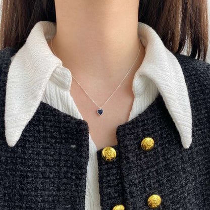 [Raffine] Collier en forme de cœur orné