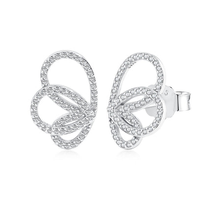 [Raffine]Exquisite Butterfly Shape Earrings