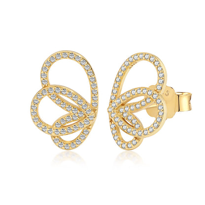 [Raffine]Exquisite Butterfly Shape Earrings