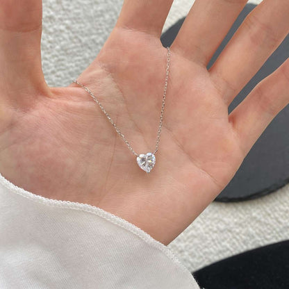 [Raffine] Collier pendentif en pierre principale en forme de cœur