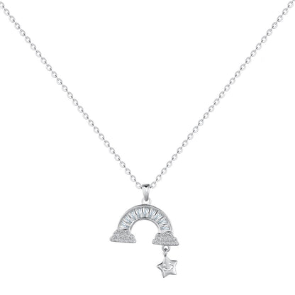 [Raffine]Unique Rainbow Star Necklace