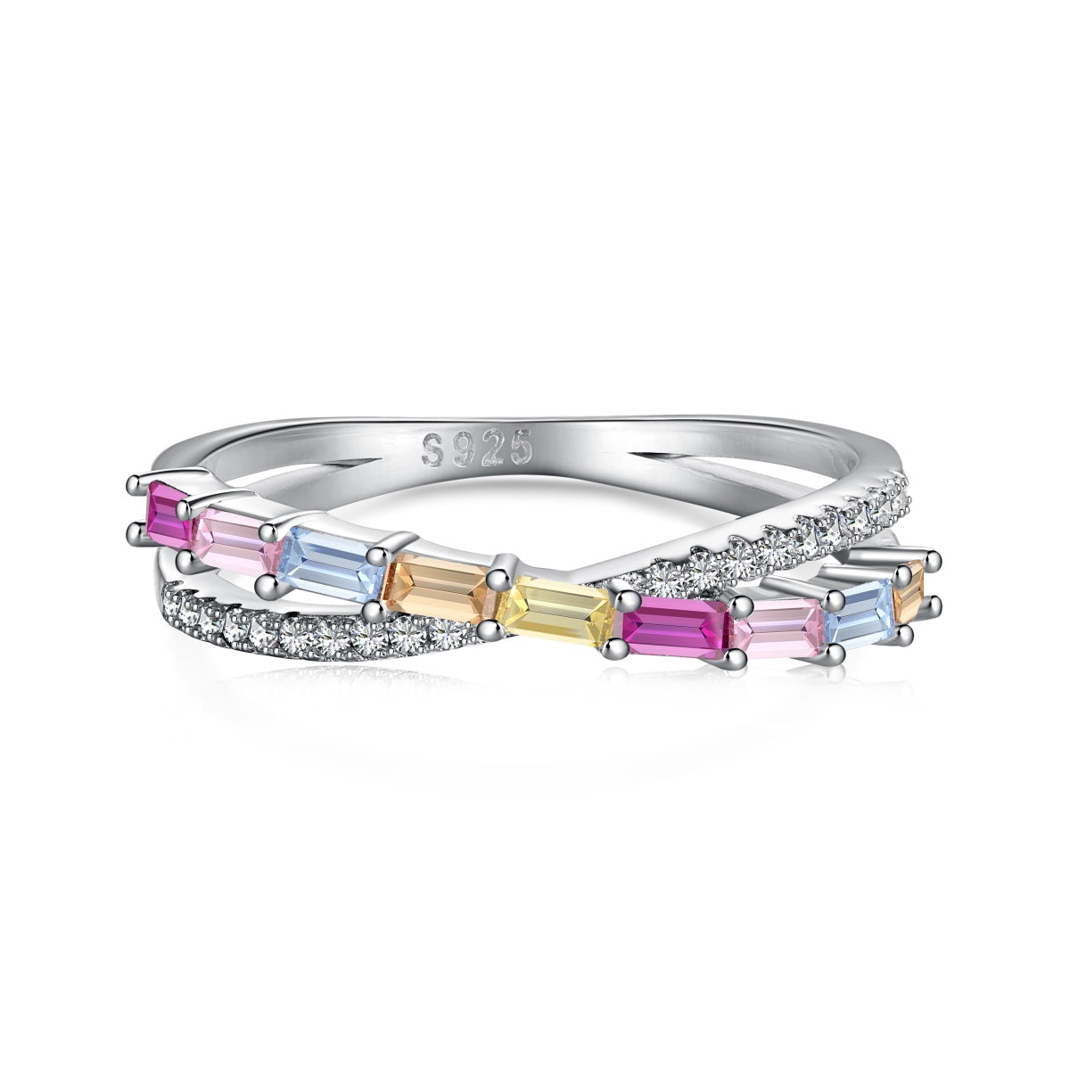 [Raffine] Anillo de fiesta elegante y energético con corte radiante