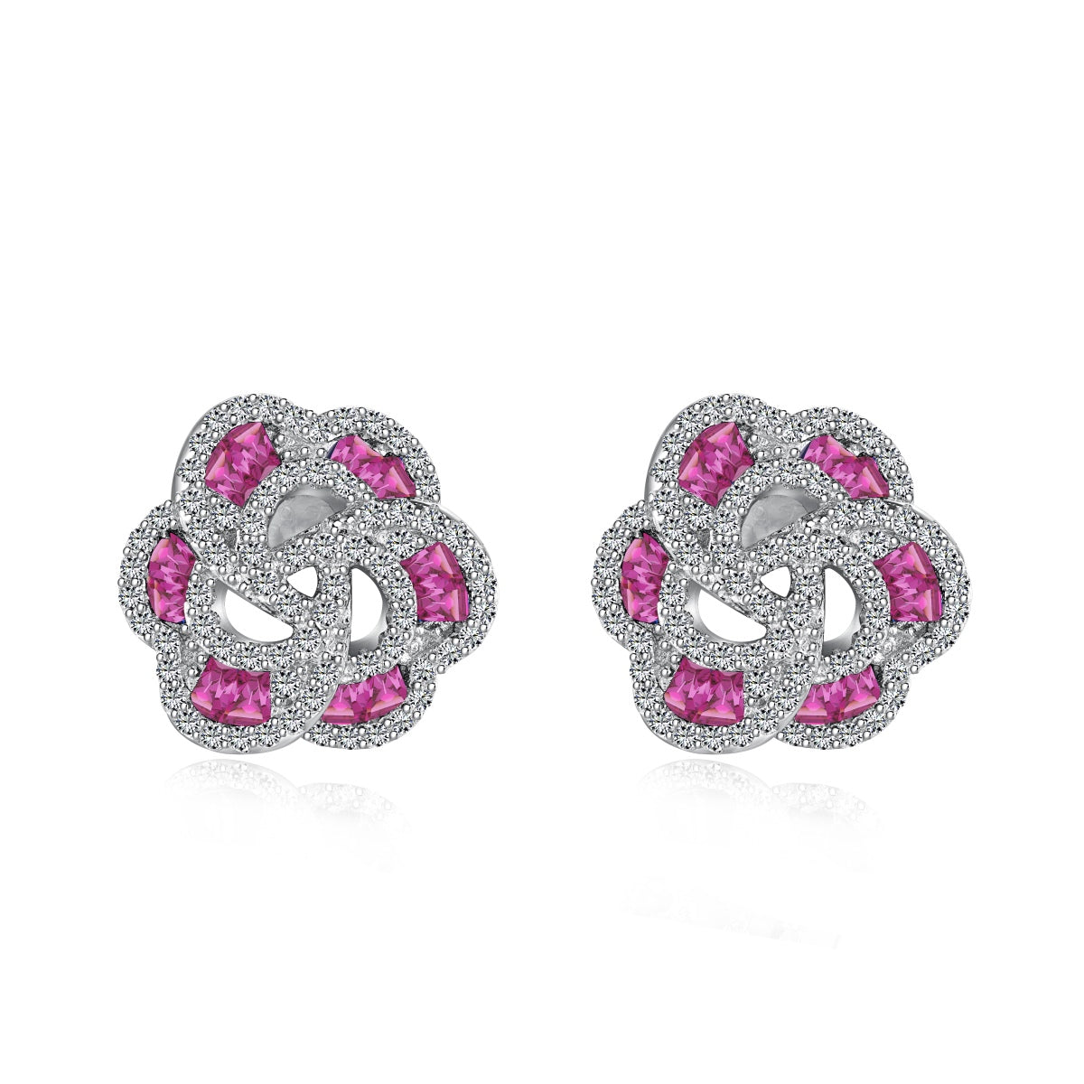[Raffine]Exquisite Flower Shape Daily Earrings