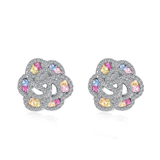 [Raffine]Exquisite Flower Shape Daily Earrings