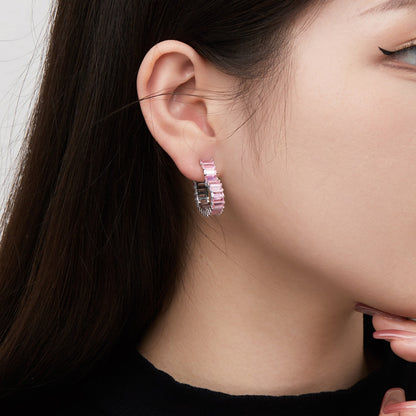 [Raffine]Radiant Heart Cutout Earrings