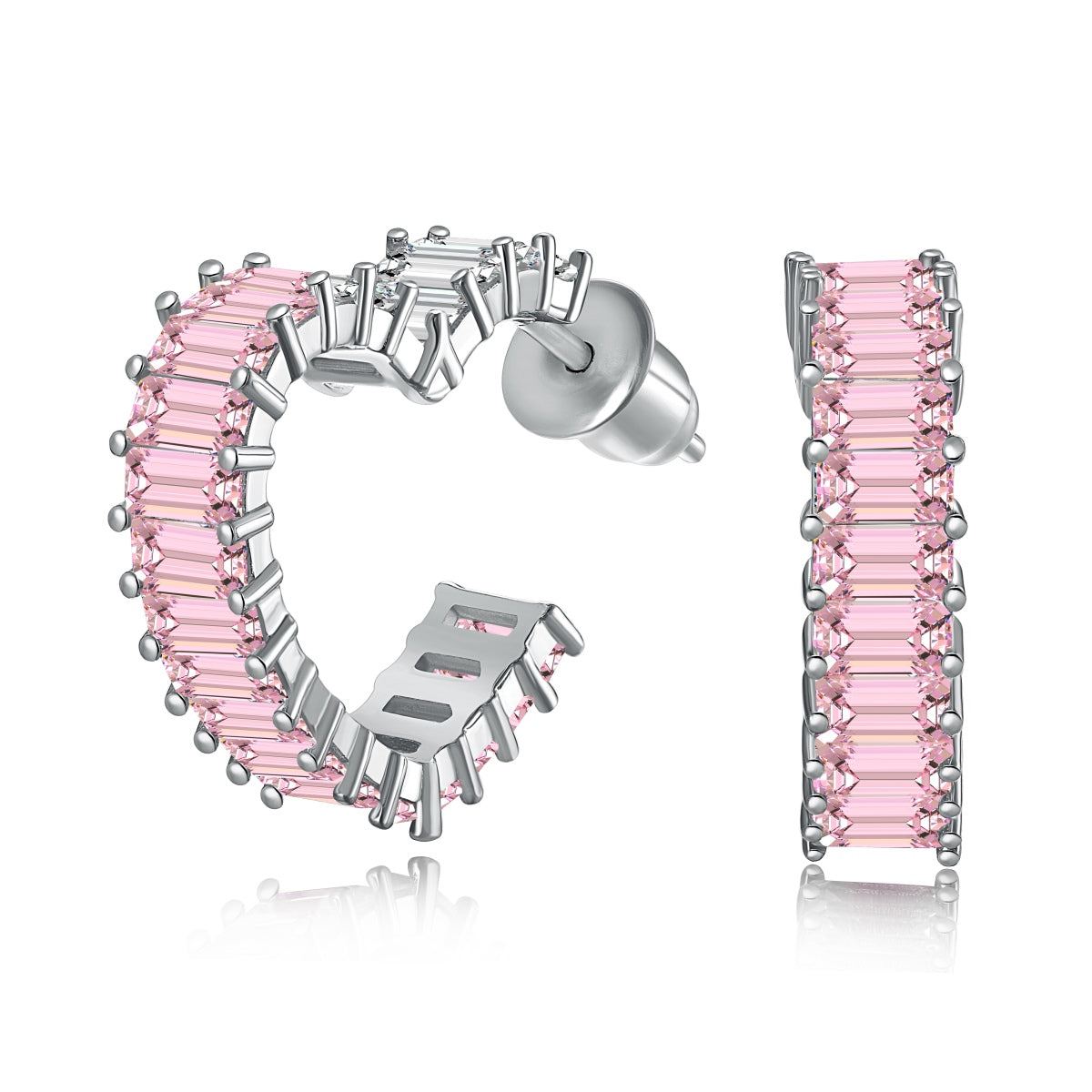 [Raffine]Radiant Heart Cutout Earrings