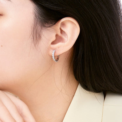 [Raffine]Radiant Colorful Round Cut Earrings