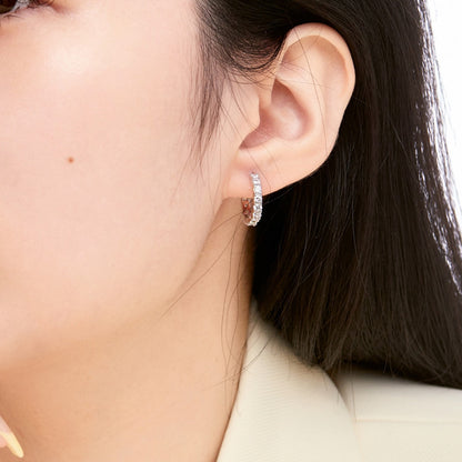 [Raffine]Radiant Colorful Round Cut Earrings