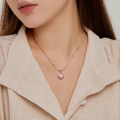 [Raffine]Charming Flower Colorful Necklace