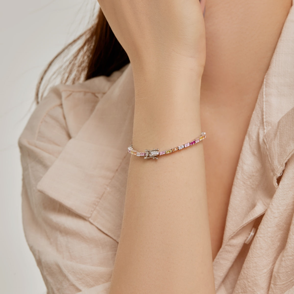[Raffine] Delicada pulsera romántica con forma de corazón para enamorados