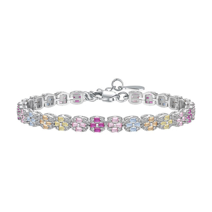 [Raffine] Delicada pulsera diaria de corte esmeralda colorido