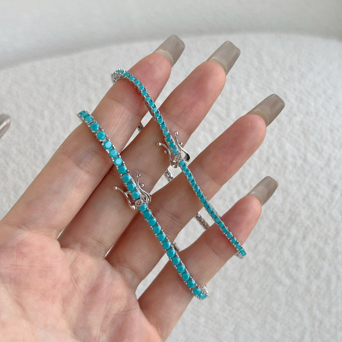[Raffine] Pulsera diaria deslumbrante y exquisita con corte redondo