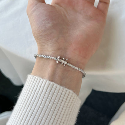 [Raffine] Pulsera diaria deslumbrante y exquisita con corte redondo