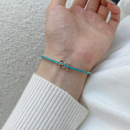 [Raffine] Pulsera diaria deslumbrante y exquisita con corte redondo