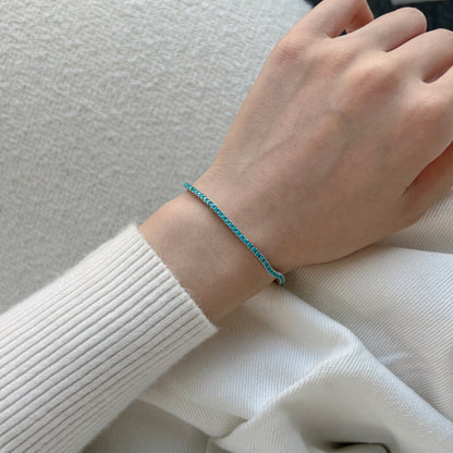 [Raffine] Pulsera diaria deslumbrante y exquisita con corte redondo