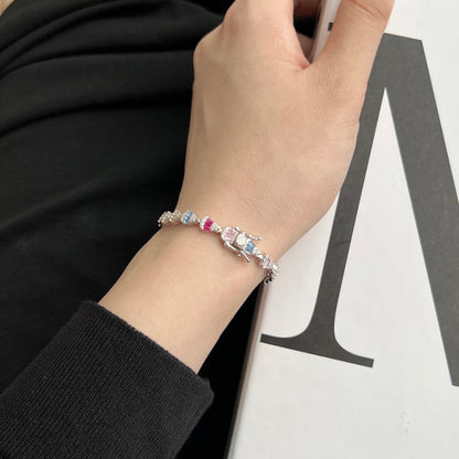 [Raffine] Pulsera diaria con forma de gota de agua radiante