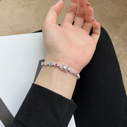 [Raffine] Pulsera diaria con forma de gota de agua radiante