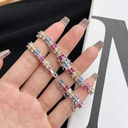 [Raffine] Pulsera de fiesta brillante y exquisita con múltiples cortes
