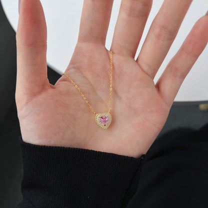 [Raffine]Exquisite Heart Shape Necklace