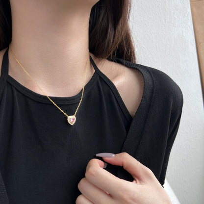 [Raffine]Exquisite Heart Shape Necklace