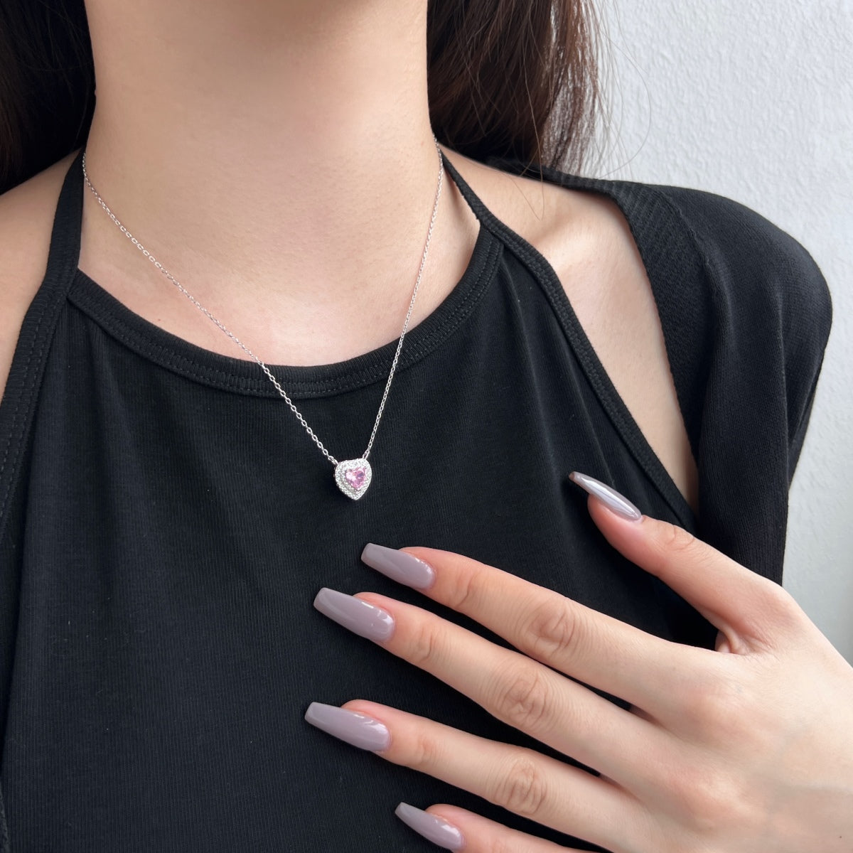 [Raffine]Exquisite Heart Shape Necklace