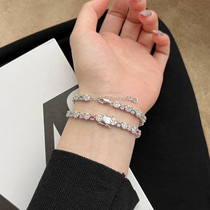 [Raffine] Pulsera multicorte radiante y deslumbrante para uso diario