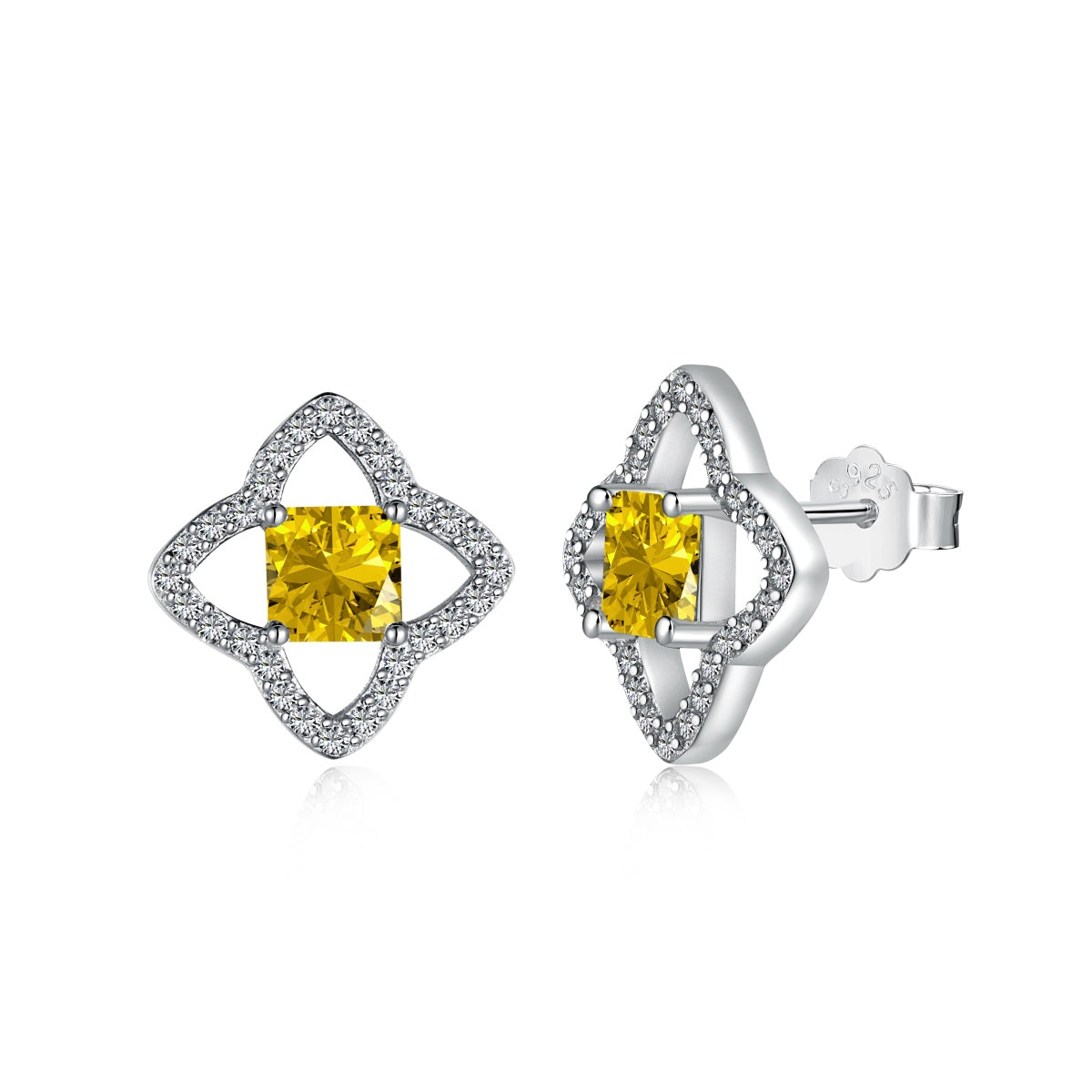 [Raffine]Elegant Star Shape Princess Cut Daily Earrings