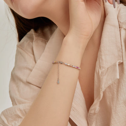 [Raffine] Delicada pulsera romántica con forma de corazón para enamorados