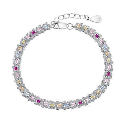 [Raffine] Pulsera delicada y colorida con múltiples cortes para uso diario